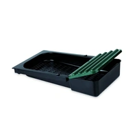 Sloped-bottom nesting box with lid for egg laying